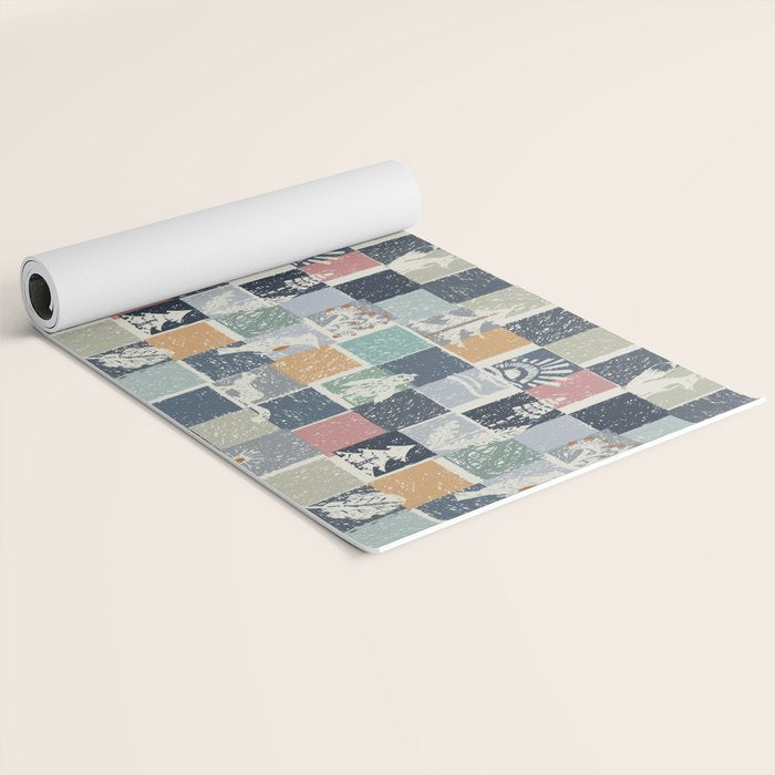 Black Forest Kids Check Yoga Mat Gallery Image 2