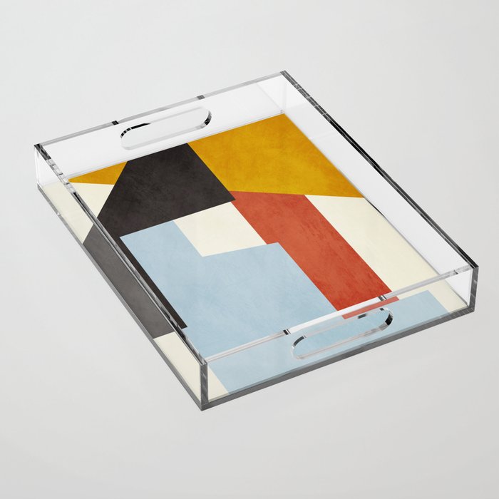 geometric abstract 36 Acrylic Tray Gallery Image 1