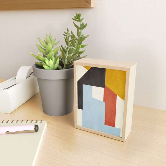 geometric abstract 36 Mini Art Print Gallery Image 2