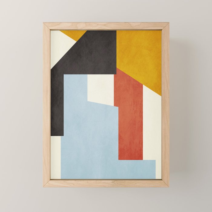 geometric abstract 36 Mini Art Print Gallery Image 1