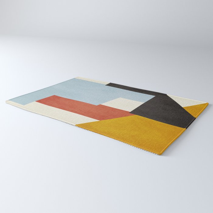 geometric abstract 36 Rug Gallery Image 3