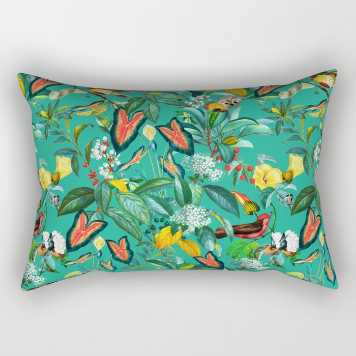 World of Birds X Rectangular Pillow Gallery Image 1