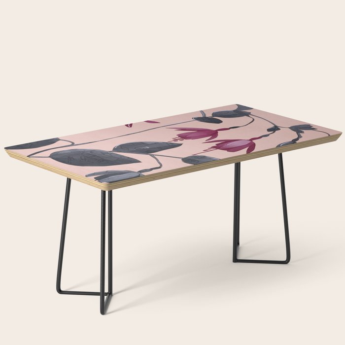 Fuchsia Botanical Drawing Coffee Table Gallery Image 1