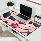 Fuchsia Botanical Drawing Desk Mat Gallery Image 2