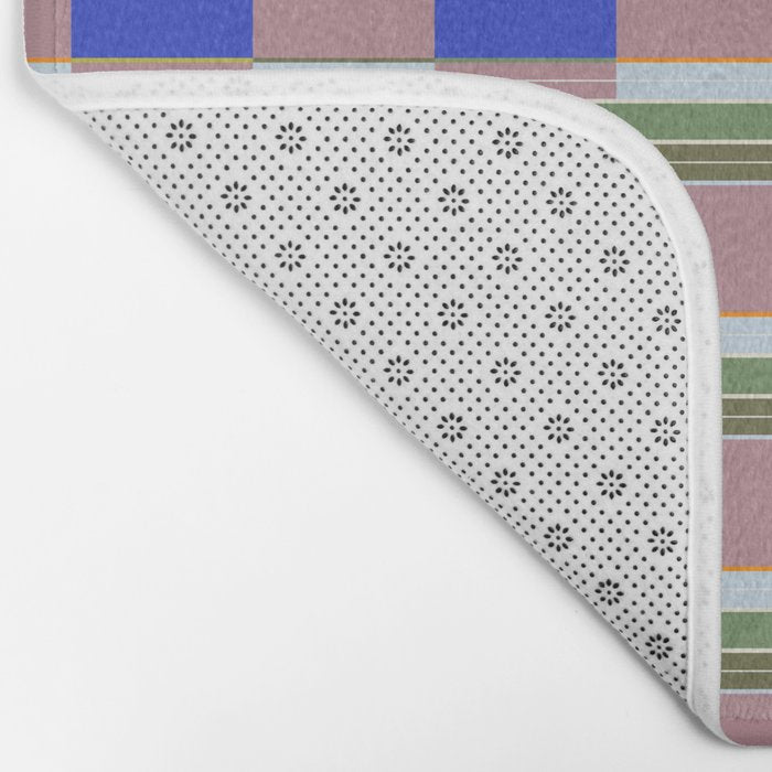 Multicolor Blocks Bath Mat Gallery Image 2