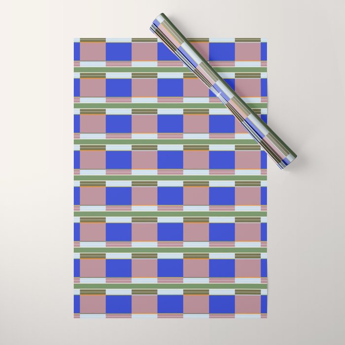 Multicolor Blocks Wrapping Paper Gallery Image 1