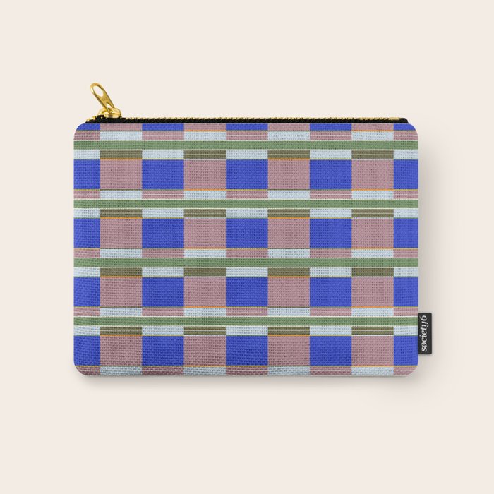 Multicolor Blocks Carry All Pouch Gallery Image 1