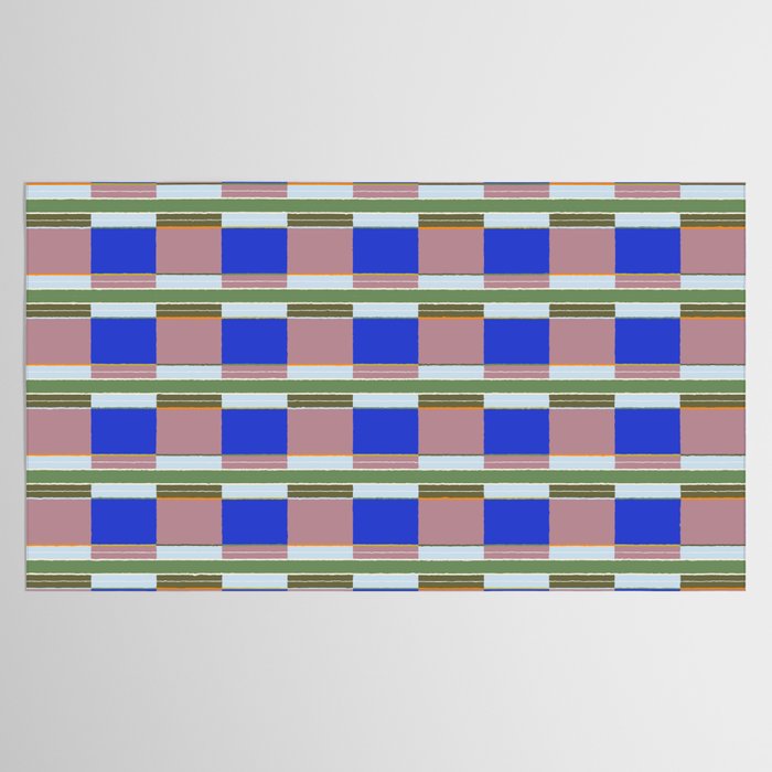 Multicolor Blocks Tablecloth Gallery Image 2