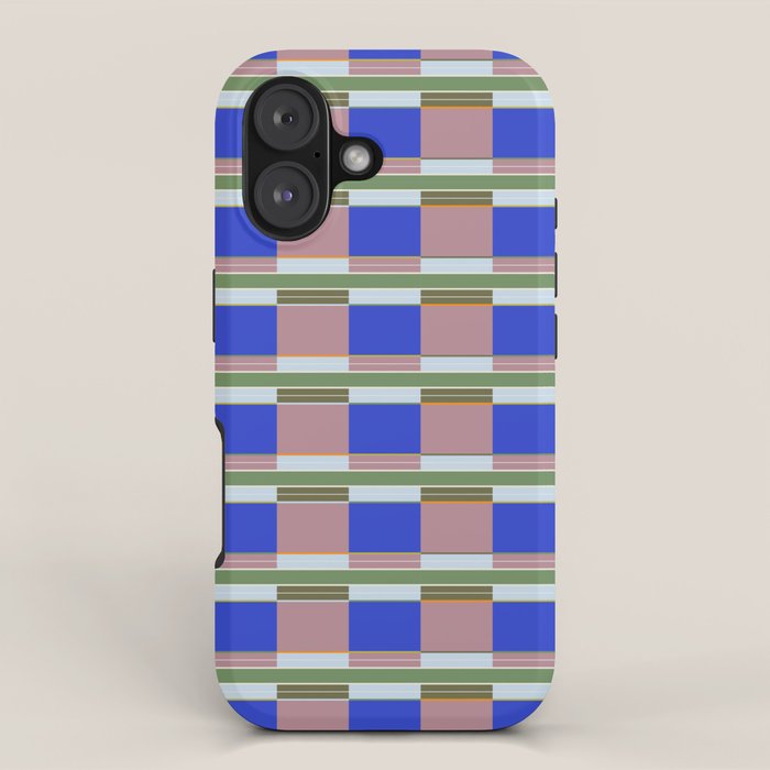 Multicolor Blocks iPhone Case Gallery Image 1