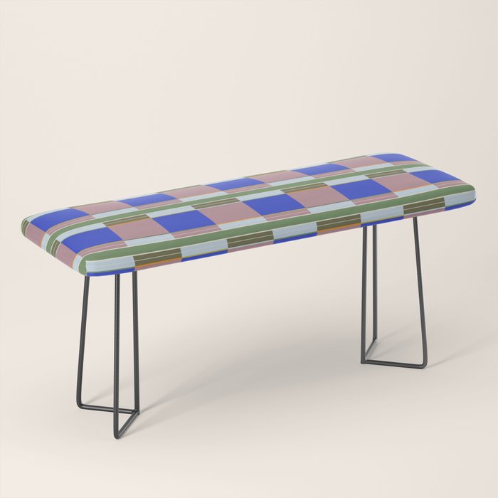 Multicolor Blocks Bench Gallery Image 1