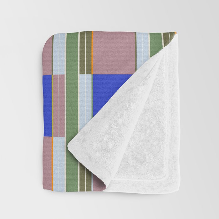 Multicolor Blocks Throw Blanket Gallery Image 3