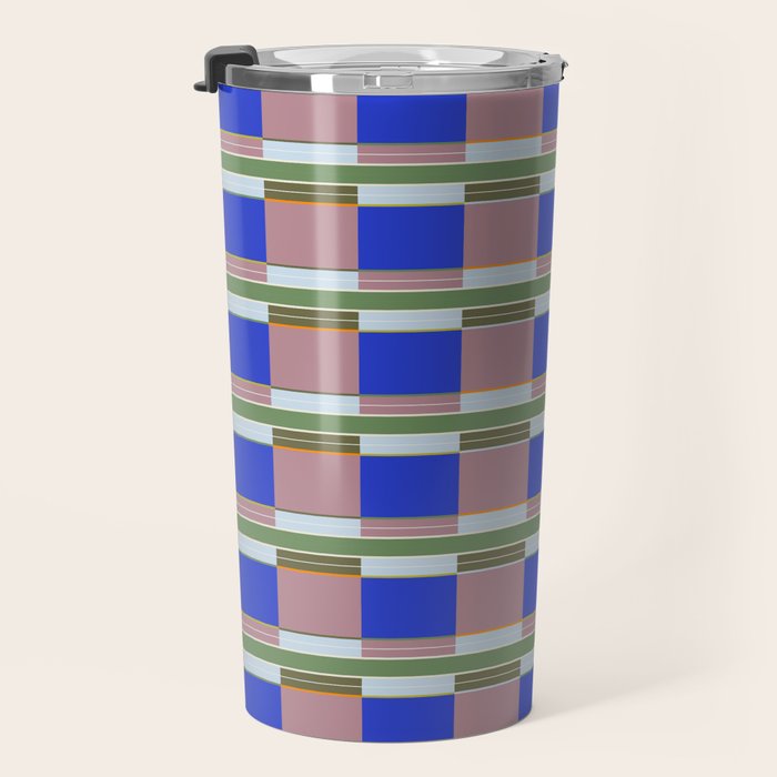 Multicolor Blocks Travel Mug Gallery Image 3