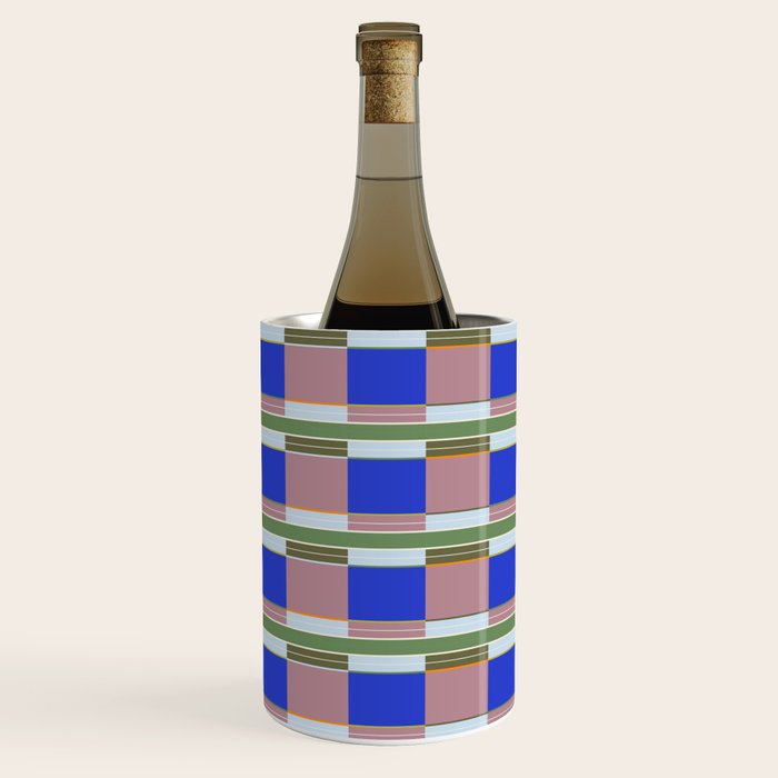 Multicolor Blocks Wine Chiller Gallery Image 1
