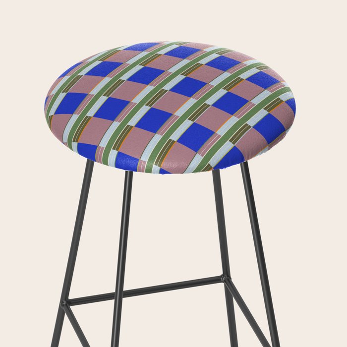 Multicolor Blocks Stool Gallery Image 2
