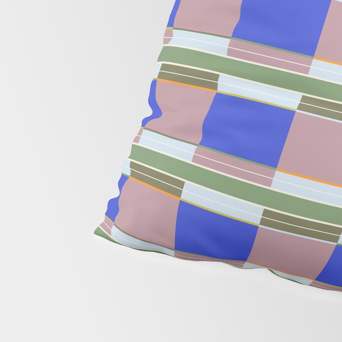 Multicolor Blocks Pillow Sham Gallery Image 4