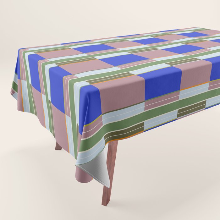 Multicolor Blocks Tablecloth Gallery Image 1