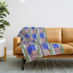 Multicolor Blocks Throw Blanket Gallery Image 1