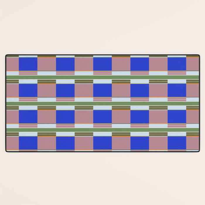 Multicolor Blocks Desk Mat Gallery Image 3