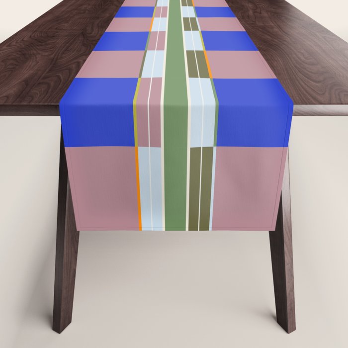 Multicolor Blocks Table Runner Gallery Image 1