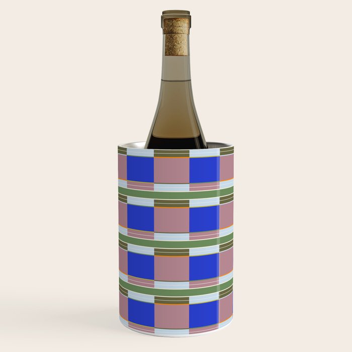 Multicolor Blocks Wine Chiller Gallery Image 2