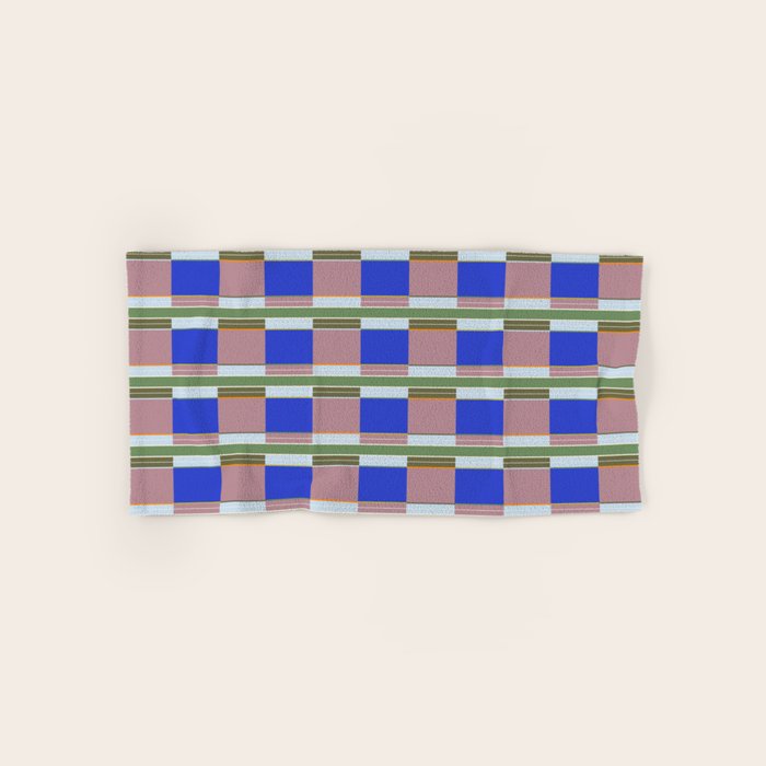 Multicolor Blocks Bath Towel Gallery Image 1
