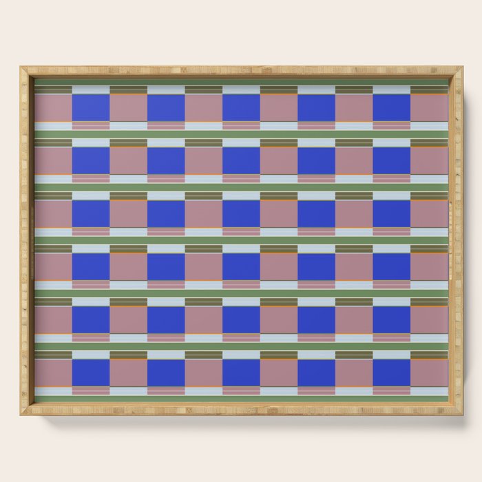 Multicolor Blocks Serving Tray Gallery Image 1