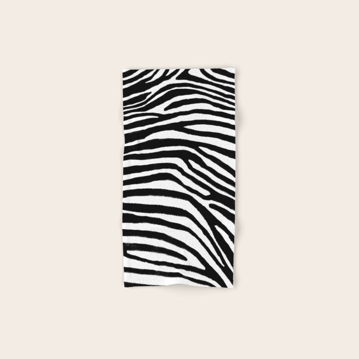 Zebra Stripes Pattern Bath Towel Gallery Image 1