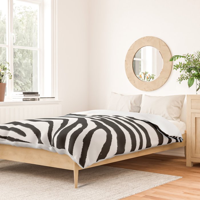 Zebra Stripes Pattern Duvet Cover Gallery Image 2
