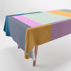 Playful Colorful Shapes 21  Tablecloth Gallery Image 1