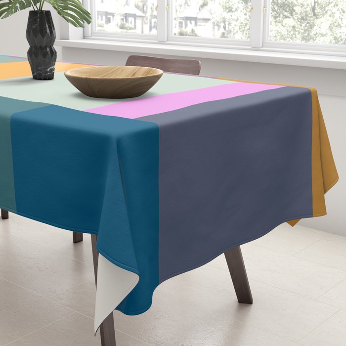 Playful Colorful Shapes 21  Tablecloth Gallery Image 3