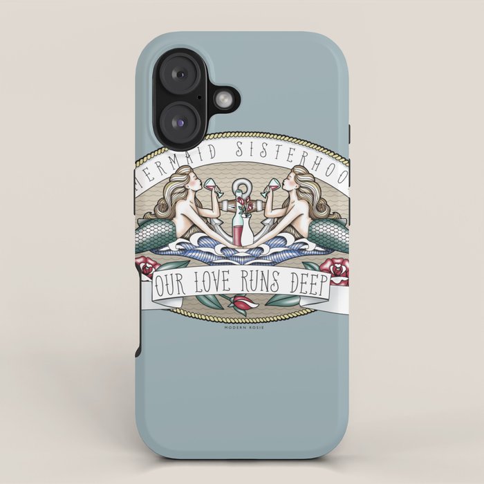 Tipsy Mermaids - Our Love Runs Deep iPhone Case Gallery Image 1