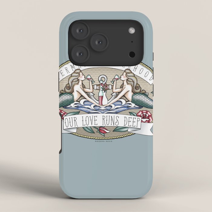 Tipsy Mermaids - Our Love Runs Deep iPhone Case Gallery Image 3