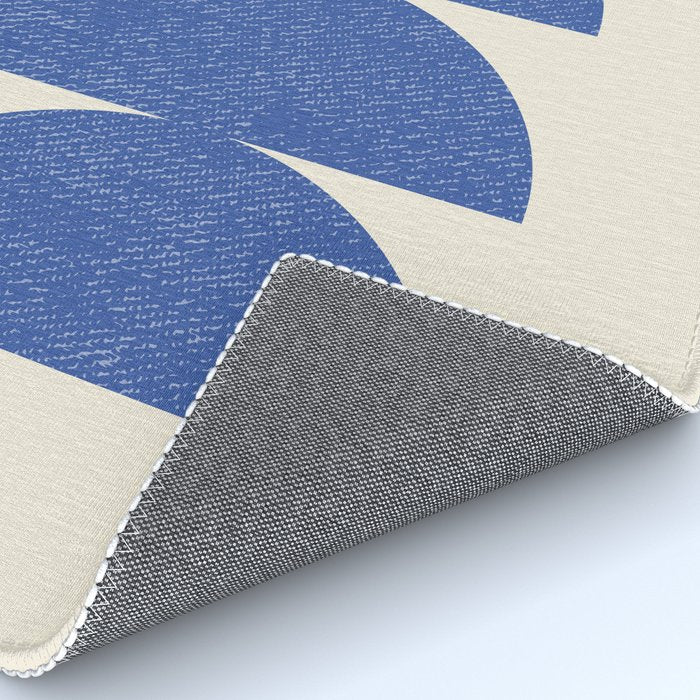 Half Circle 3 - Blue Rug Gallery Image 4