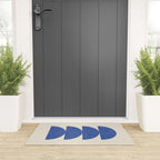 Half Circle 3 - Blue Welcome Mat Gallery Image 3