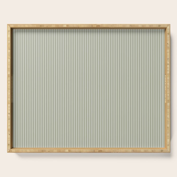 Lines #6 (Sage Green) Serving Tray Gallery Image 1