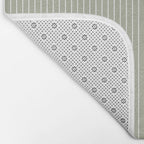 Lines #6 (Sage Green) Bath Mat Gallery Image 2