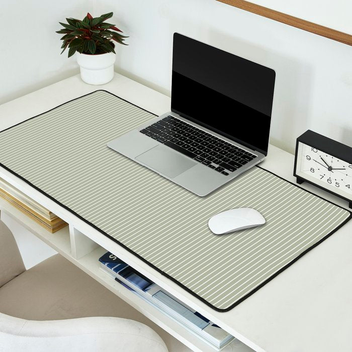 Lines #6 (Sage Green) Desk Mat Gallery Image 2