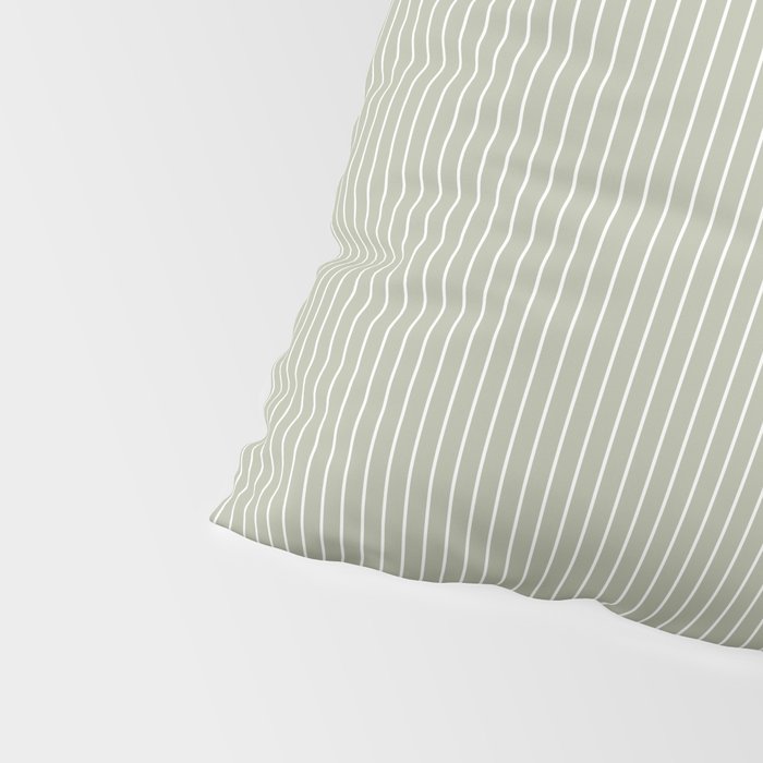 Lines #6 (Sage Green) Pillow Sham Gallery Image 4