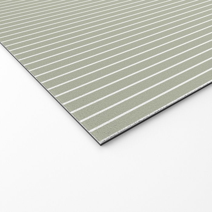 Lines #6 (Sage Green) Welcome Mat Gallery Image 2