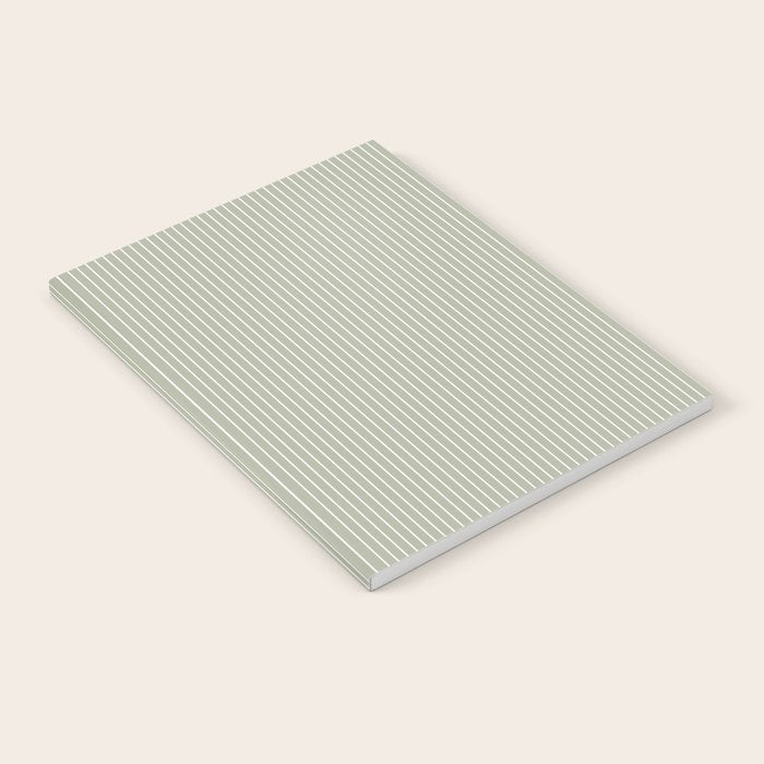 Lines #6 (Sage Green) Notebook Gallery Image 2