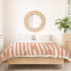 Drip Drop | Terra Cotta Duvet Cover Gallery Image 3
