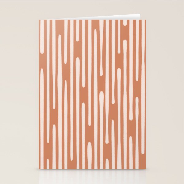 Drip Drop | Terra Cotta Stationery Card Gallery Image 1