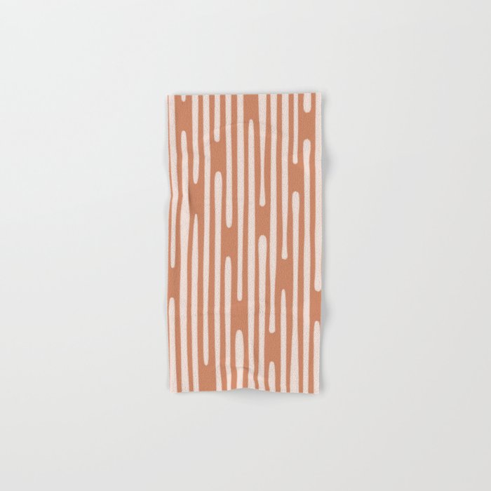 Drip Drop | Terra Cotta Bath Towel Gallery Image 1