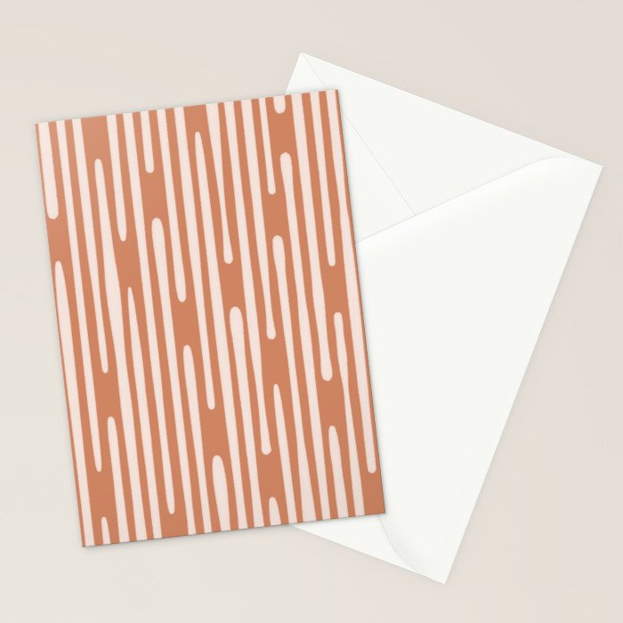 Drip Drop | Terra Cotta Stationery Card Gallery Image 2