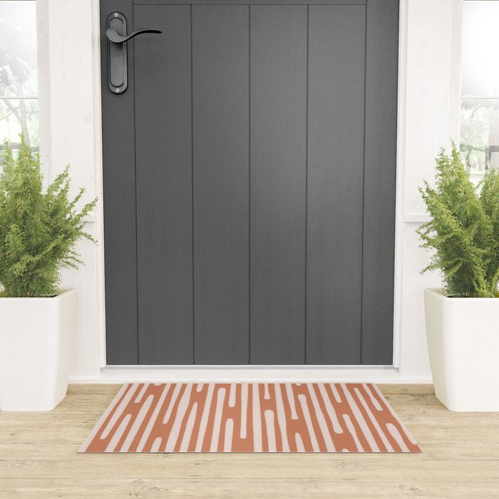 Drip Drop | Terra Cotta Welcome Mat Gallery Image 3