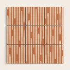 Drip Drop | Terra Cotta Wood Wall Art Gallery Image 1