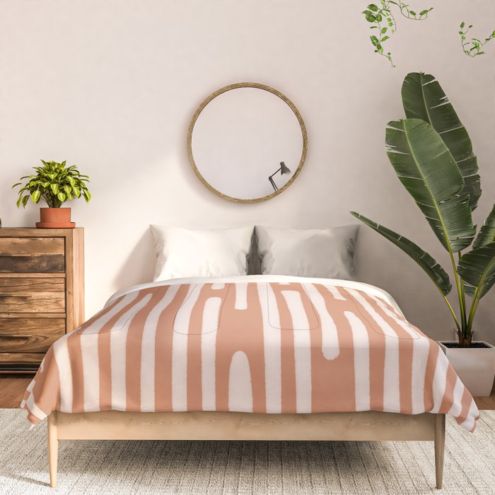 Drip Drop | Terra Cotta Comforter Gallery Image 3
