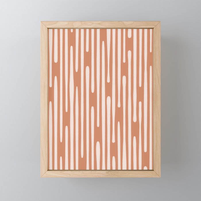 Drip Drop | Terra Cotta Mini Art Print Gallery Image 1