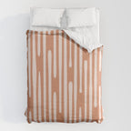 Drip Drop | Terra Cotta Duvet Cover Gallery Image 6