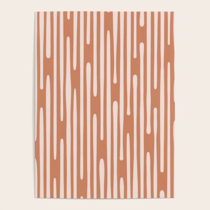 Drip Drop | Terra Cotta Poster Gallery Image 4